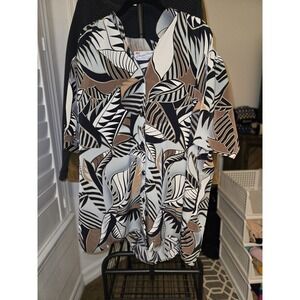 Plus Size Hawaiian Shirt By A Personal Touch Approx Size 4XL tropical buttonup